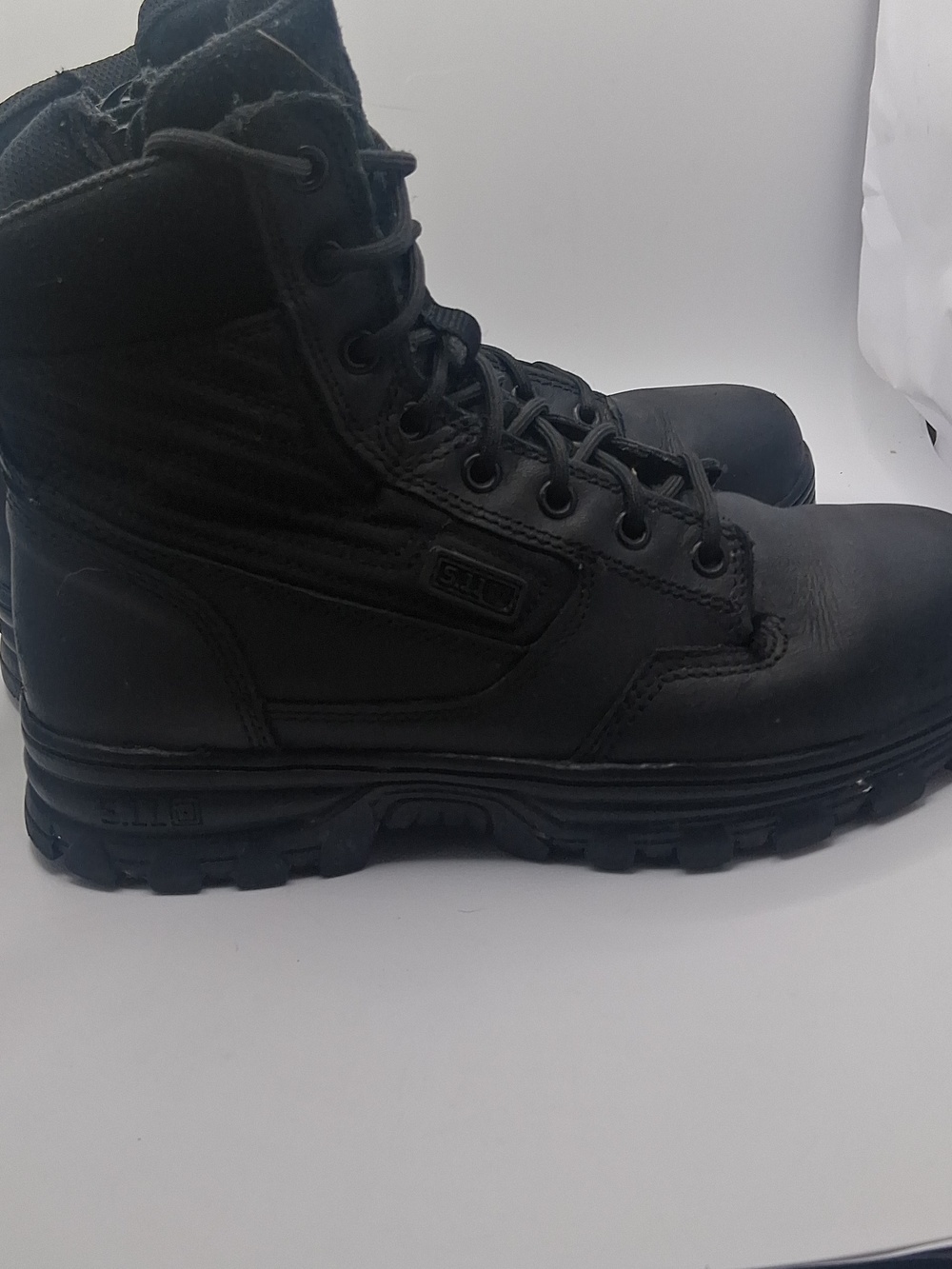 5.11 Tactical Black Women's Lace-Up Combat Boots - Picture 5 of 8